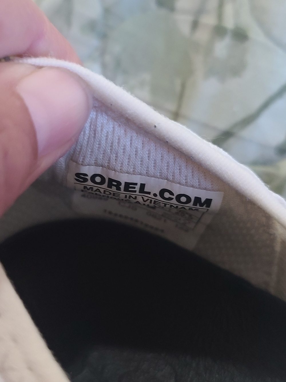 SOREL White and Pink Athletic Sneakers with Neon Yellow Accents - Picture 5 of 8